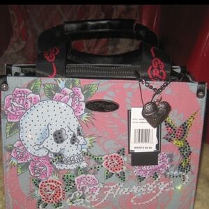 Ed Hardy Denim Purse